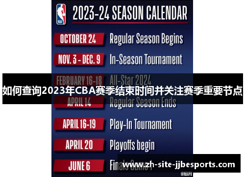 如何查询2023年CBA赛季结束时间并关注赛季重要节点 如何查询2023年CBA赛季结束时间并关注赛季重要节点