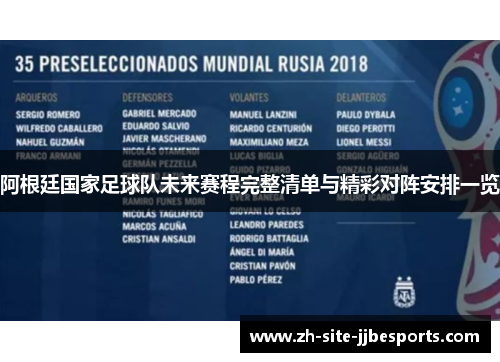 阿根廷国家足球队未来赛程完整清单与精彩对阵安排一览